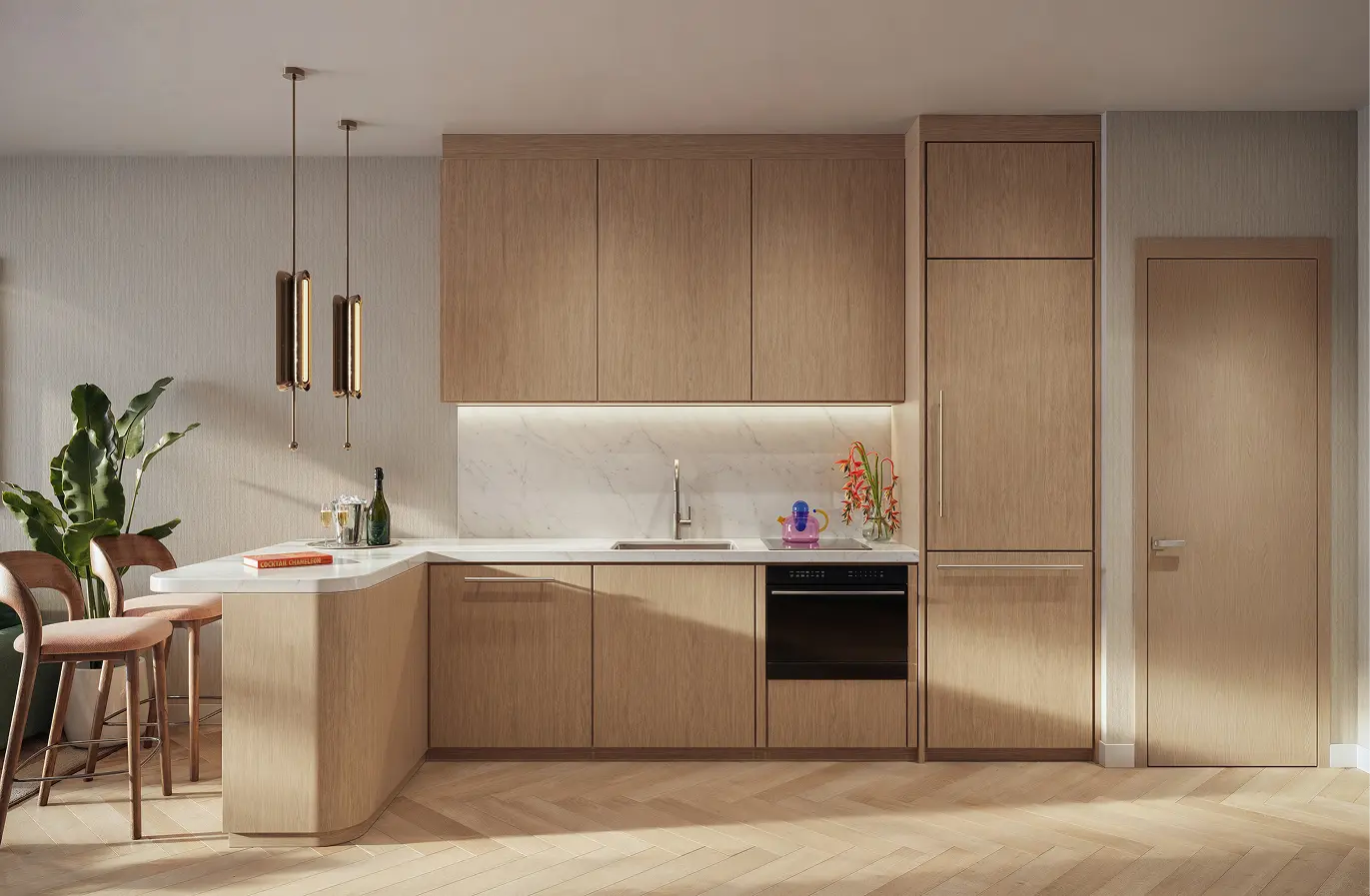 Kitchen — Palm Tree Residences Miami