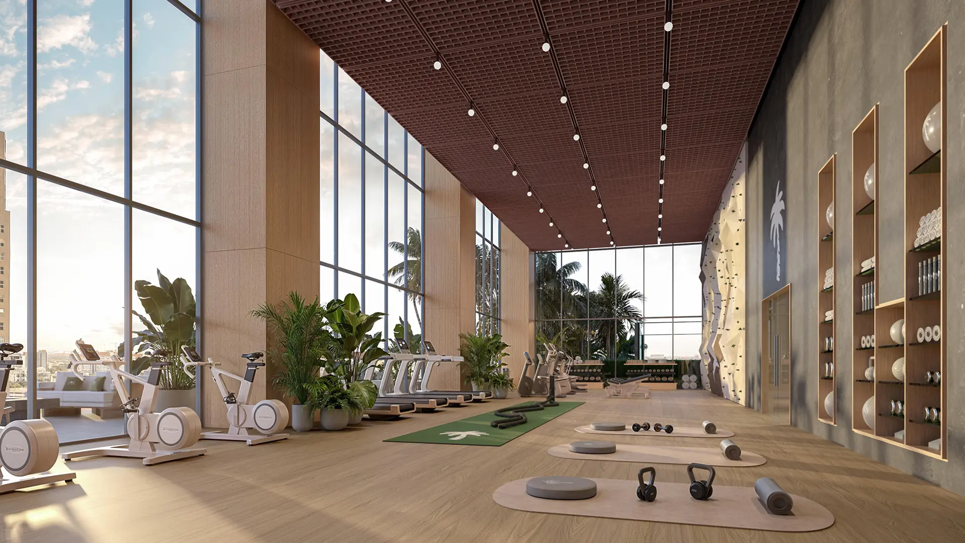 Fitness center — Palm Tree Residences Miami