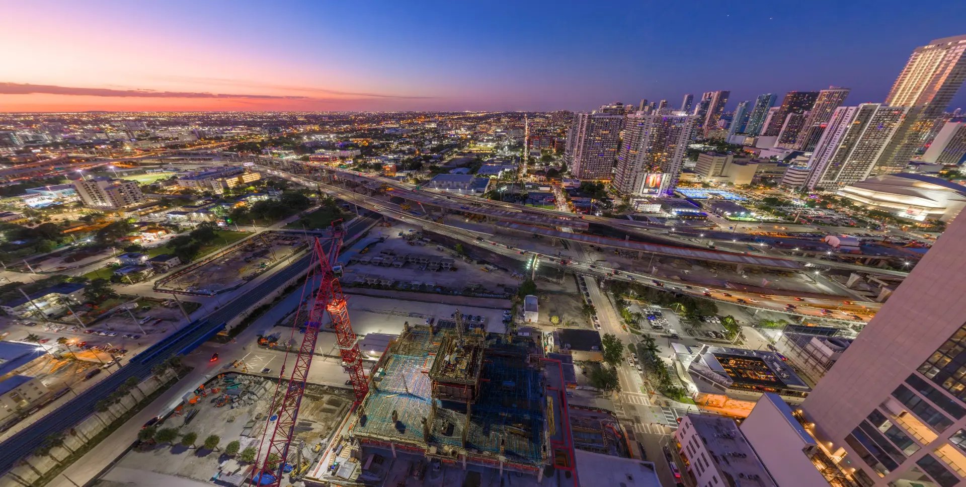 360° tour of the site and its surroundings