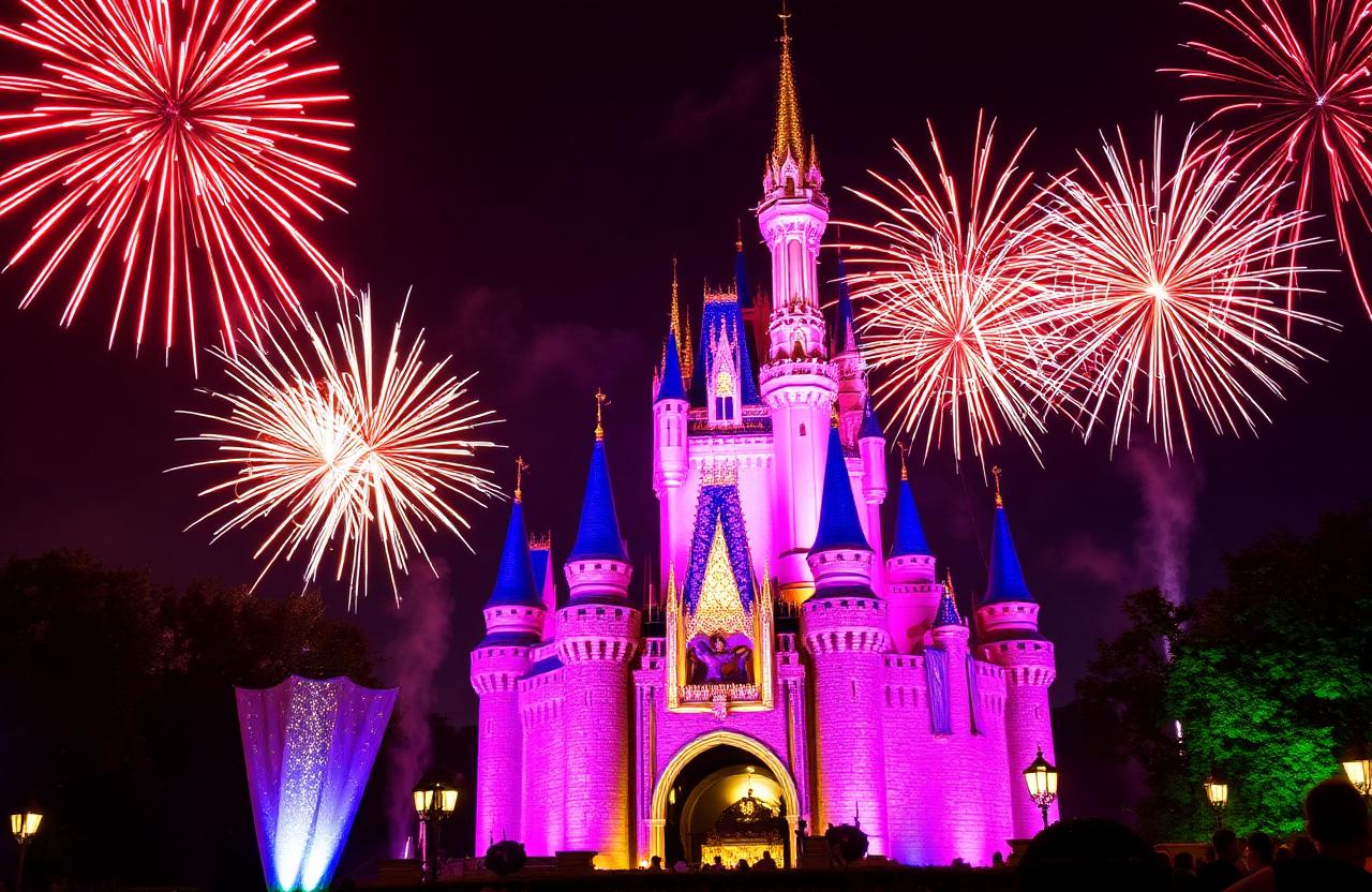 Magia dos parques de Orlando